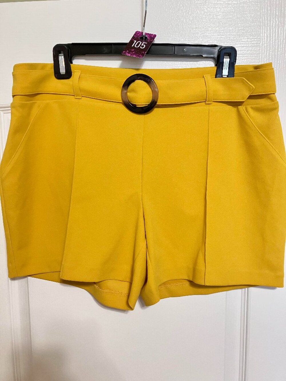 Ladies NYCC Gold Shorts